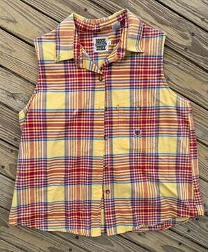 Rough Stock by Panhandle Slim Plaid Western Button Up Shirt